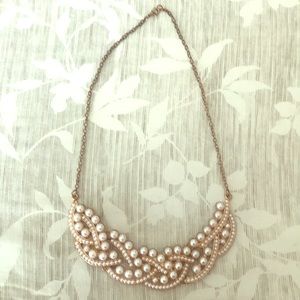 Rose Gold & Pearl Francesca’s Collection Necklace